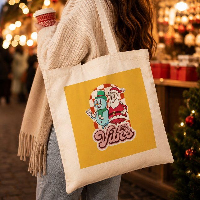 Tote Bag (Cozy Christmas Market Tote)