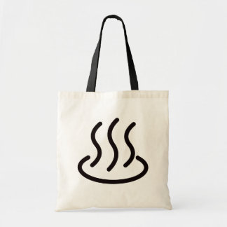 TOTE BAG 温泉マーク2(黒色)