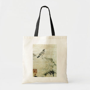 Tote Bag 竹 と 雀, 可 翁 Sparrow et Bambou (détail), Kao