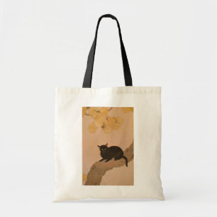 Tote Bag 黒 猫, 春 Chat Noir, Shunsō
