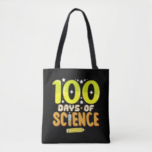 Tote Bag 100 jours de science 100e jour d'école Enseignant