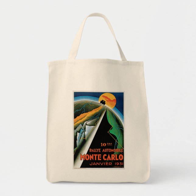 Tote Bag 10e Rallye Automobile de Monte Carlo (Devant)