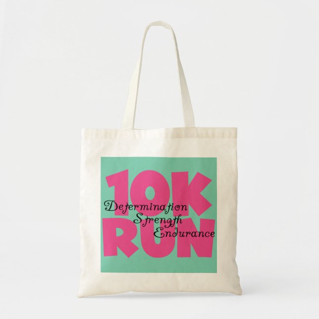 Tote Bag 10K Run Sport Rose (Devant)