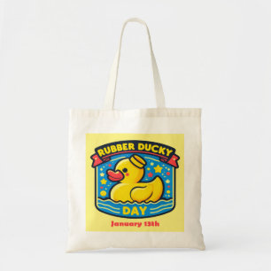 Tote Bag 13 janvier - Jour de canard en caoutchouc