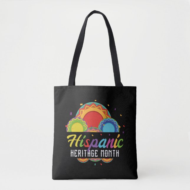 Tote Bag 14.Patrimoine national hispanique Mois tous les pa (Devant)