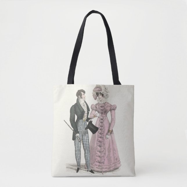 Tote Bag 1823 Antique Homme Mariage Femme Mode (Devant)