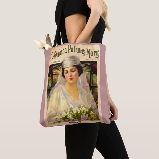 Tote Bag 1919 Oh ! Quelle feuille de chanson Pal Était Mary (De près)