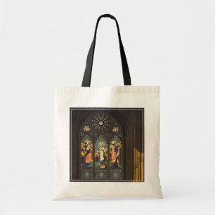 Tote Bag 1923 Affiche D'Une Église Avec Fenêtre En Verre Ti