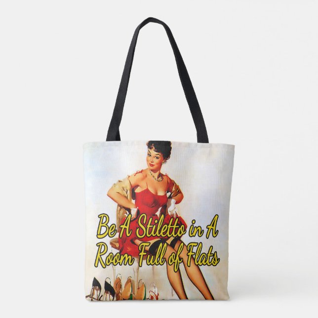 Tote Bag 1950's Trying on Shoes par Gil Elvgren (Dos)