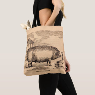 Tote Bag 19th century pit 'Breeder in Good Flesh'