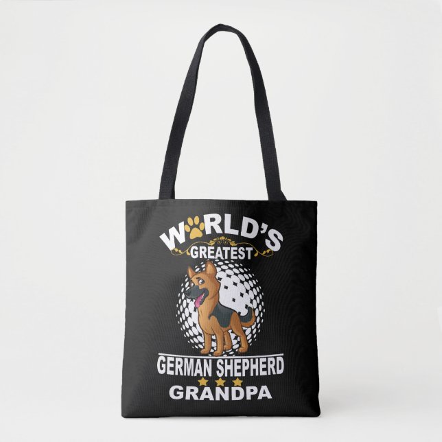 Tote Bag 1 Grand-père berger allemand (Devant)