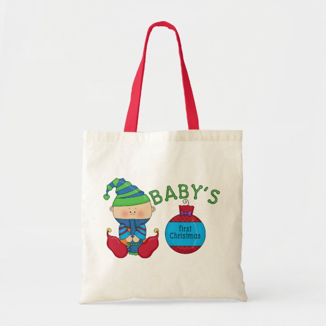 Tote Bag 1er T-shirts et cadeaux elfes de Noël (Devant)