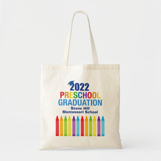 Tote Bag 2022 Diplôme d'études préscolaires sur mesure (Devant)
