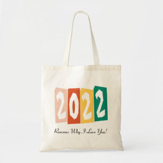 Tote Bag 2022 Raisons pour lesquelles je t'aime