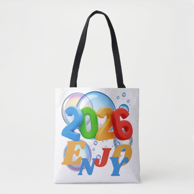 Tote Bag 2026,enjoy (Devant)