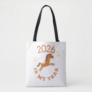 Tote Bag 2026 est mon année année du Cheval