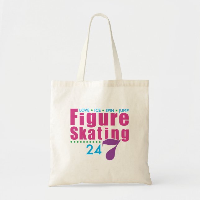 Tote Bag 24/7 patinage artistique (Devant)