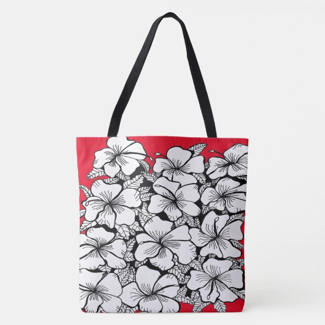 Tote Bag 261 - Hibiscus Fourre-tout (Devant)