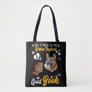 Tote Bag 2 Tout Ce Dont J'Ai Besoin Est Mon Berger Allemand