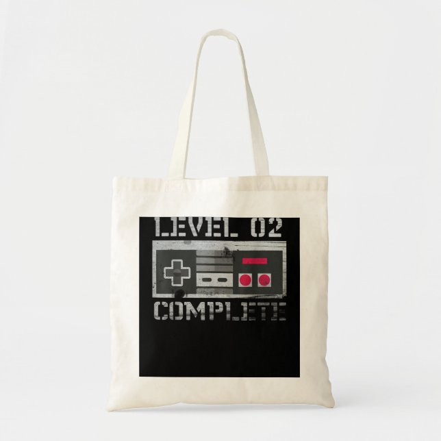 Tote Bag 2e anniversaire du Mariage Niveau 2 Compléter M Vi (Devant)