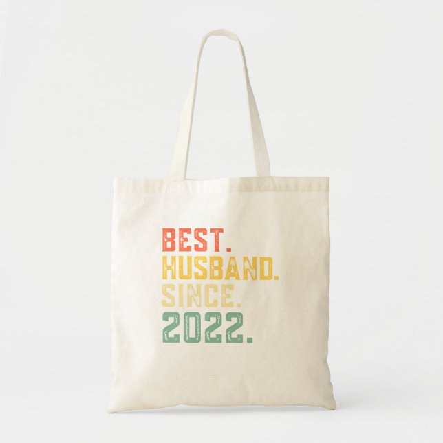 Tote Bag 2e anniversaire du meilleur mari Mariage depuis 20 (Devant)