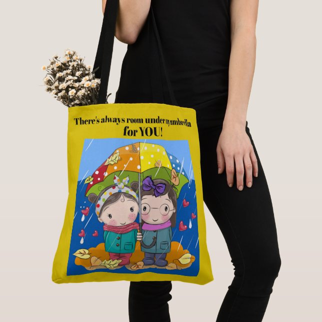 Tote Bag 2e version Amitié ou famille - REPORTEZ-VOUS À LA  (De près)