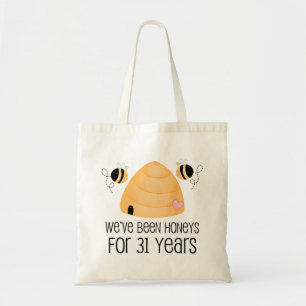 Tote Bag 31ème Cadeau de couples d'anniversaire