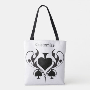 Tote Bag 3 Black Spins Tribal Thunder_Cove