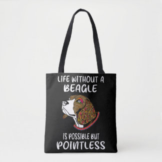 Tote Bag 3 Vie Sans Beagle