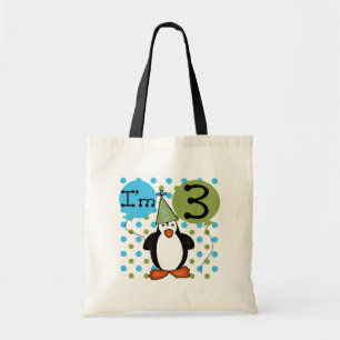 Tote Bag 3ème Pingouin T-shirts et cadeaux d'anniversaire