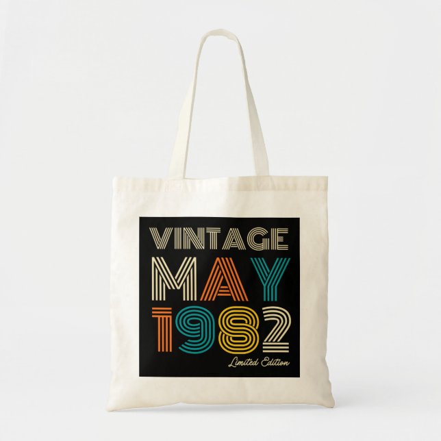 Tote Bag 40e anniversaire Vintage 1982 Edition limitée (Devant)