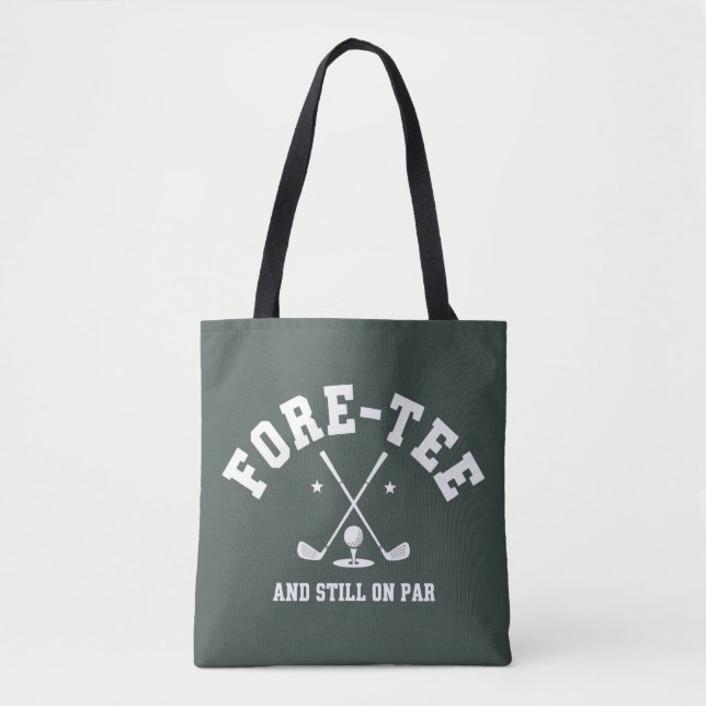 Tote Bag 40th Birthday Golf 40th Birthday Gift Golfing  (Devant)