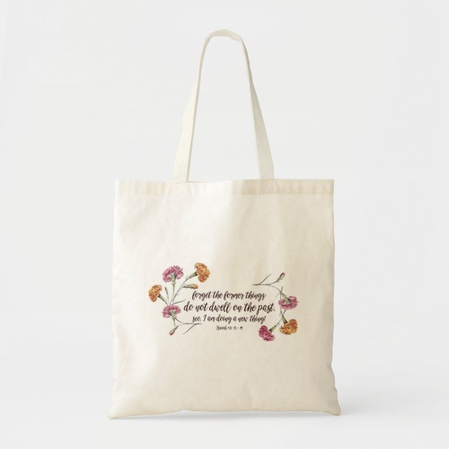 Tote Bag 43:18 d'Isaïe - 19 (Devant)