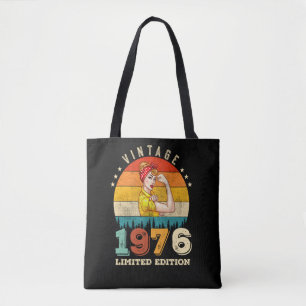 Tote Bag 47 Ans 1976 Femmes Vintages 47e anniversaire Cadea