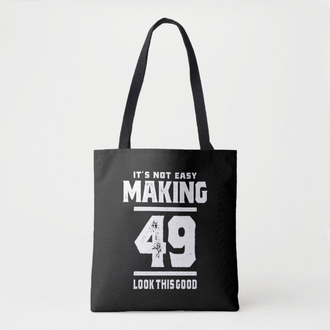 Tote Bag 49 Ans - 49e Anniversaire Drôle Cadeau (Devant)