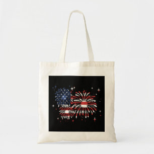 Tote Bag 4 juillet États-Unis Fireworks