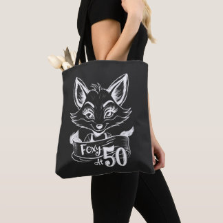 Tote Bag 50e Anniversaire, Foxy At 50, Fox/Vixen Black Whit