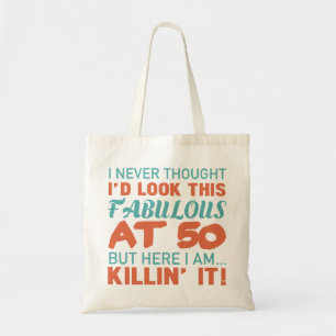 Tote Bag 50e anniversaire pour les femmes fabuleuses