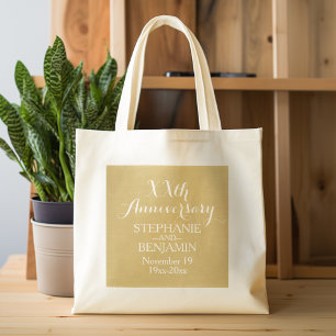 Tote Bag 50e ou autre anniversaire de Mariage Personnalisé