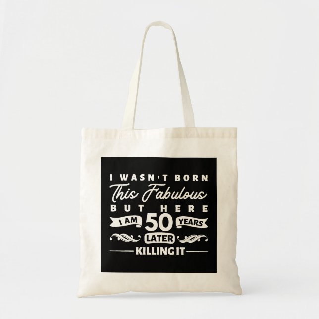 Tote Bag 50th Birthday (Devant)