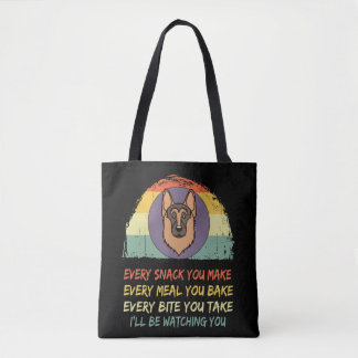 Tote Bag 5 Chaque Snack Que Tu Fais... Je te regarderai