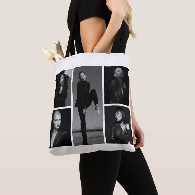 Tote Bag 5 Collage photo modifiable (De près)