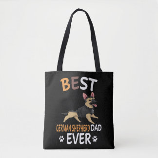 Tote Bag 5 Meilleur berger allemand papa jamais