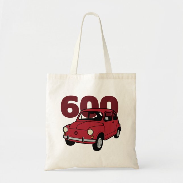 Tote Bag 600 v2 rouge (Devant)