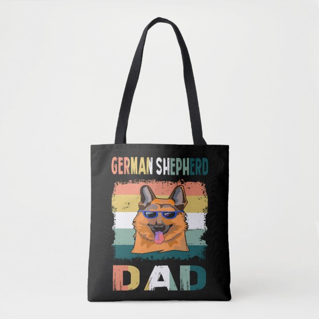 Tote Bag 6 berger allemand papa (Devant)