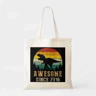 Tote Bag 6 Year Old Awesome Sinc