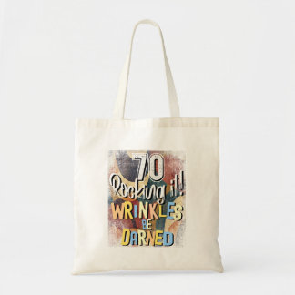 Tote Bag 70 En Frappe ! Écrasage Soit Déchiré, Rétro 70ème