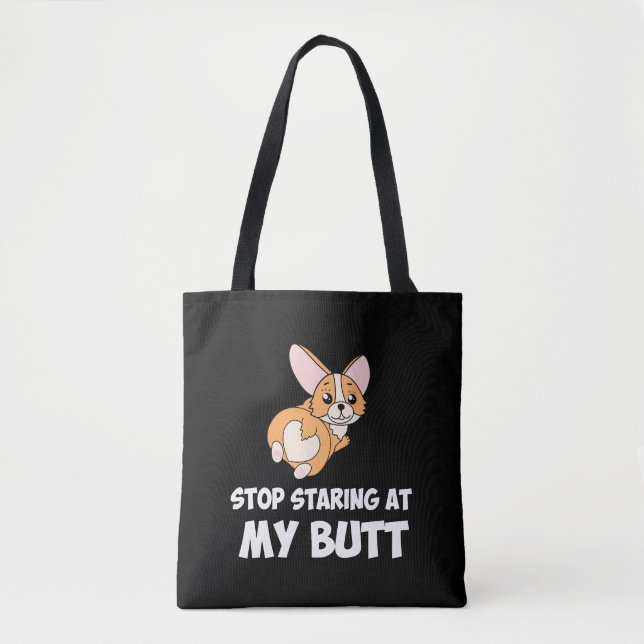 Tote Bag 7 Arrêter De Commencer À Mon Bouton (Devant)
