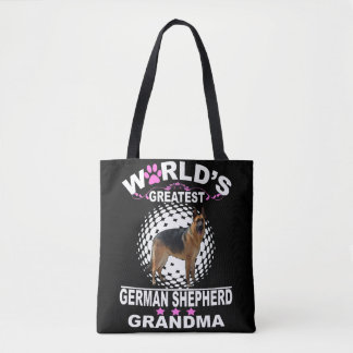 Tote Bag 7 Grand-mère berger allemande