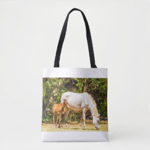 Tote Bag 8004-Mustang sauvage avec bébé